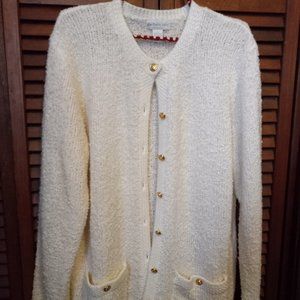 ivory sweater, Size L